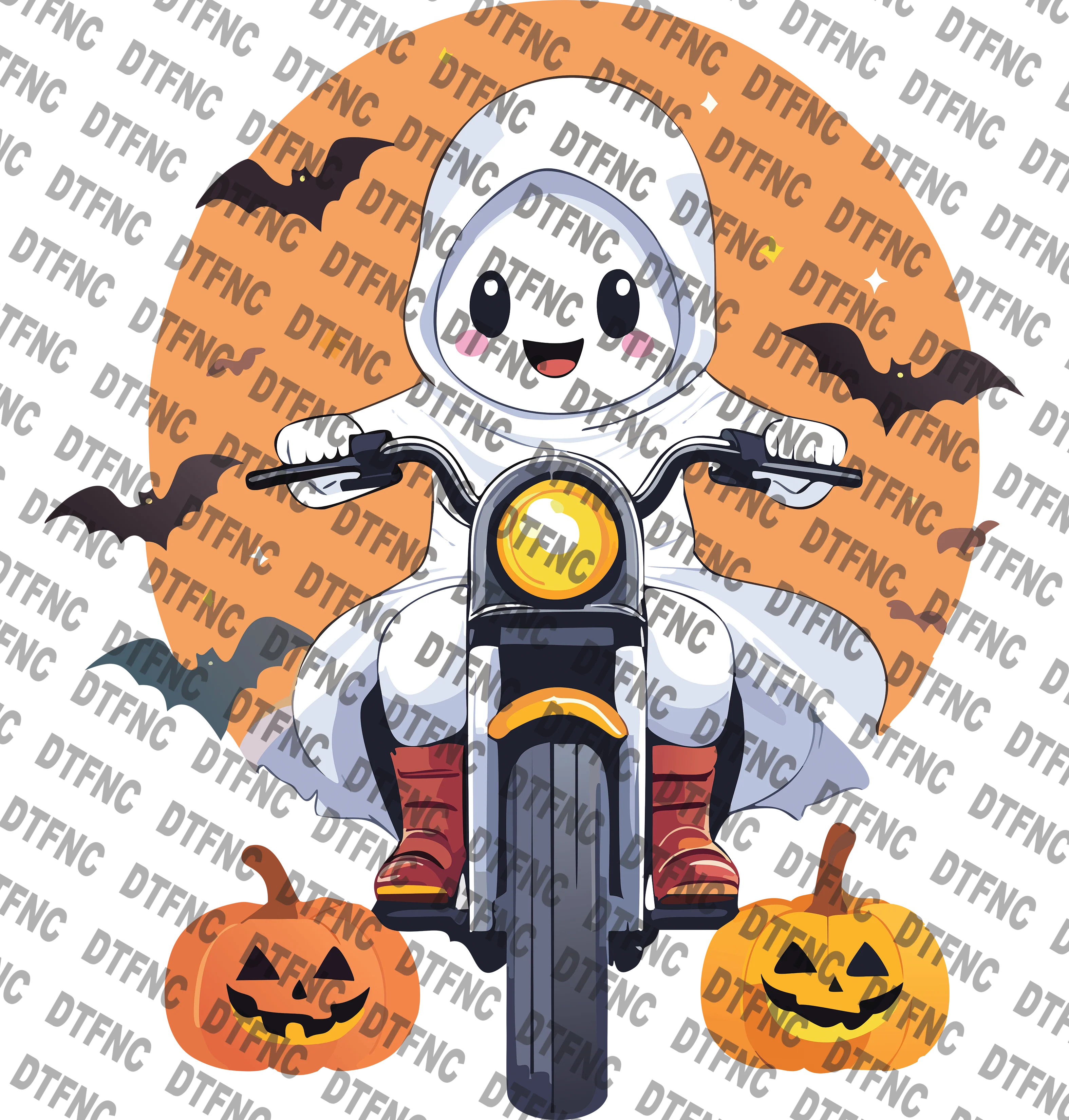 Halloween - Ghost on a Bike