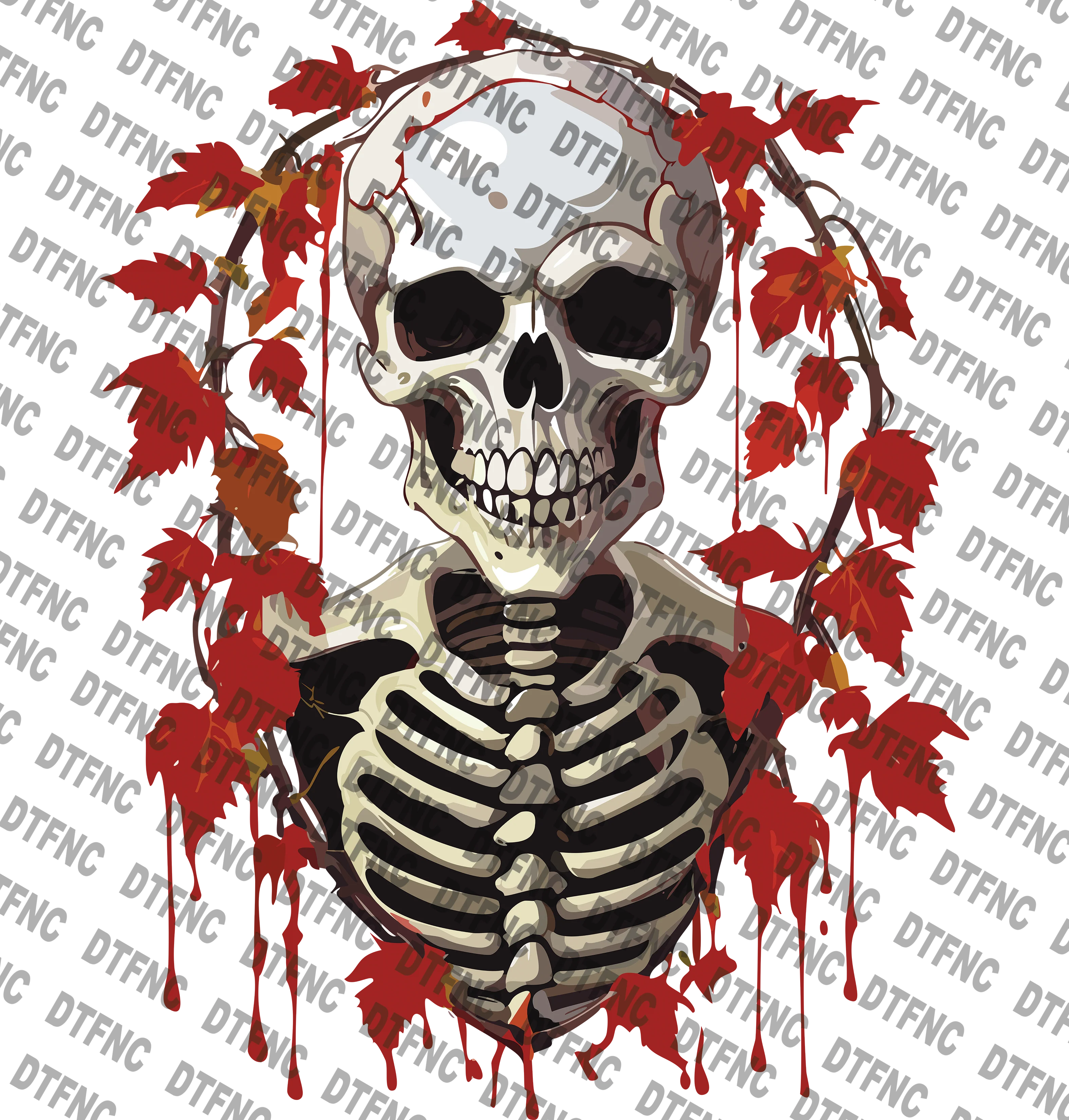 Halloween - Rose Skeleton